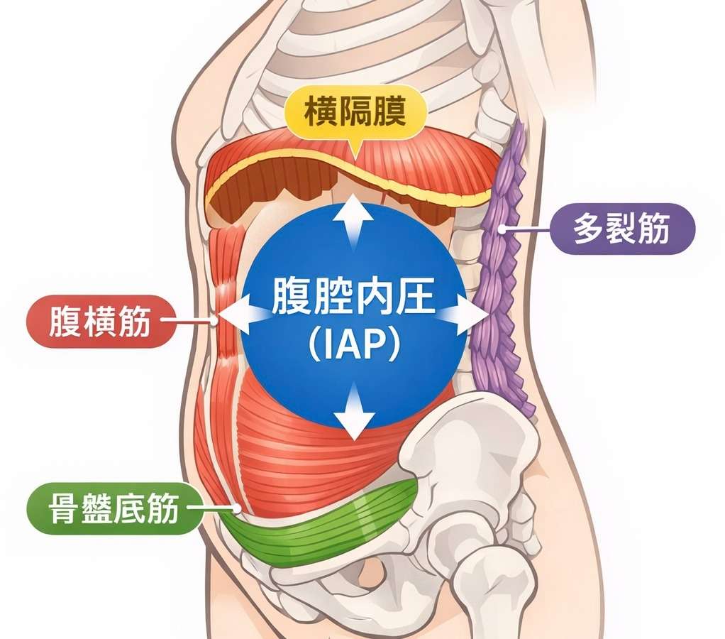呼吸と体幹の関係|腹腔内圧が姿勢・肩こり・腰痛に影響する理由